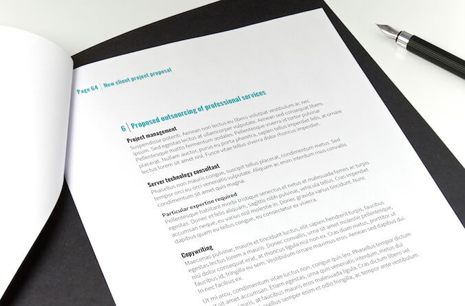 Using paragraph styles can be a quick and easy way to achieve consistency in your business documents