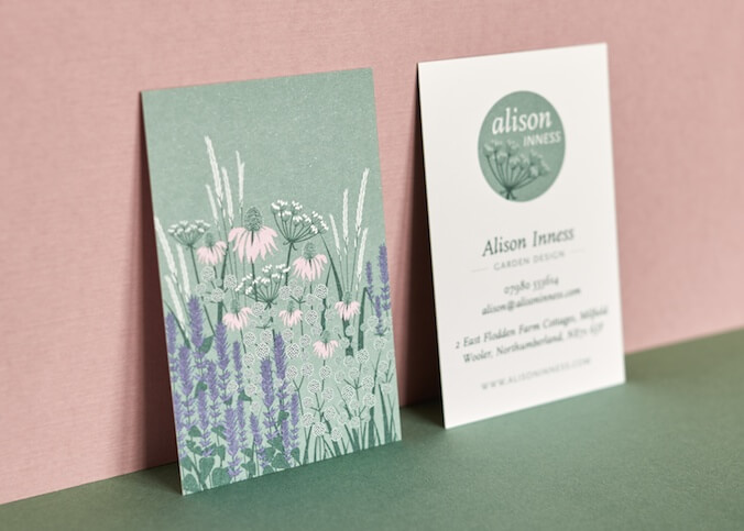 Alison Inness' business cards