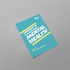 Front cover of the booklet, reading 'Stand up for Scotland's mental health'