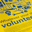 Thumbnail of a section of my poster design encouraging volunteering at CAB