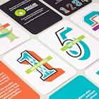 Some of the custom numbers designed by Lettica for Pickle Jar Communications