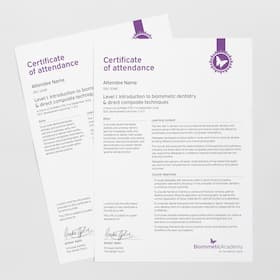Biomimetic Academy certificates